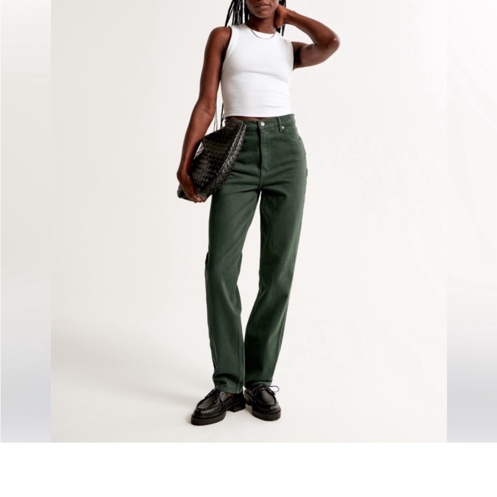 Abercrombie 90s straight high rise jeans